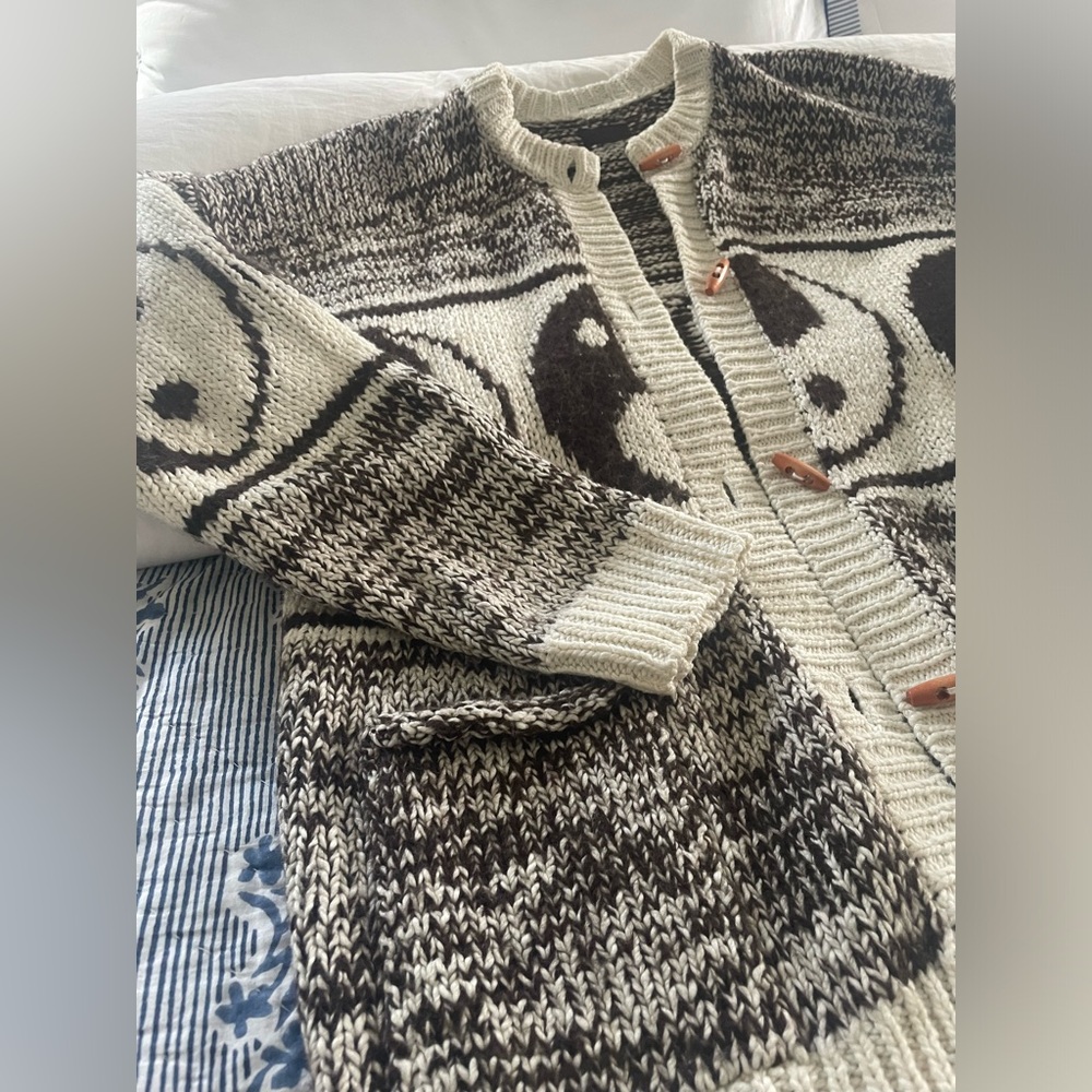 MOTHER Long Drop Cardigan